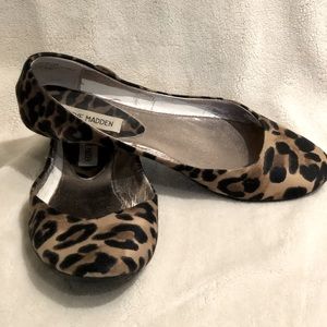 Steve Madden leopard ballet flats